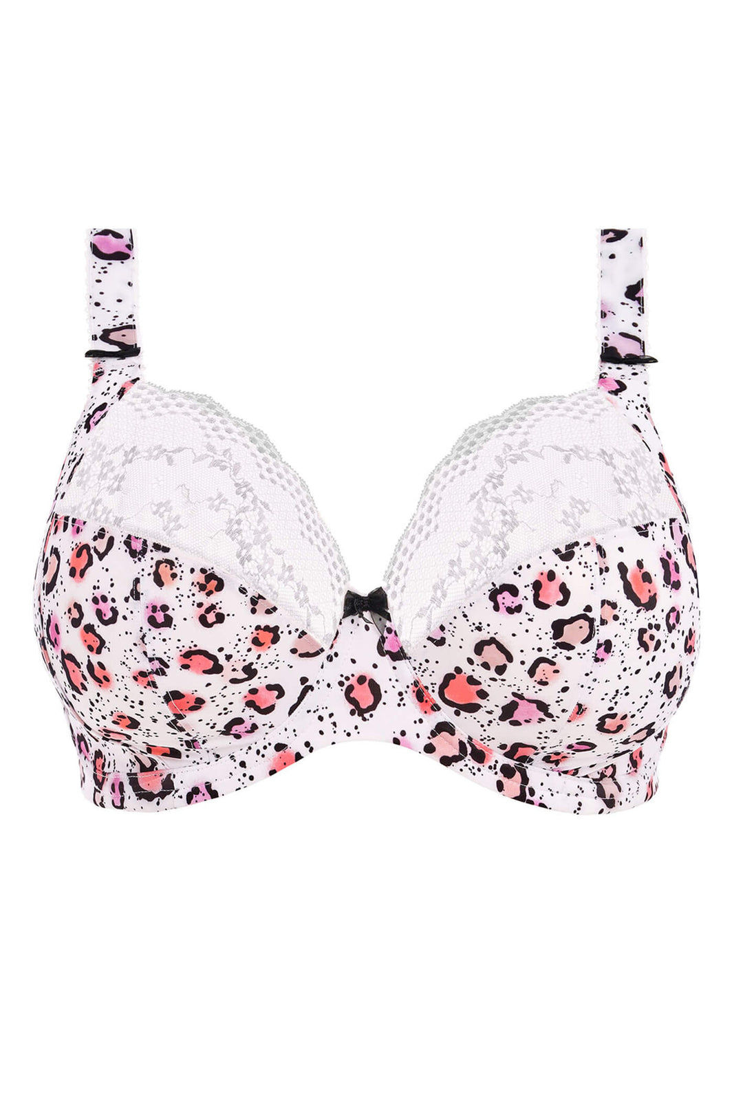 Elomi EL4490RMB Lucie White Rumble Underwired Stretch Plunge Bra - Rouge Boutique Inverness