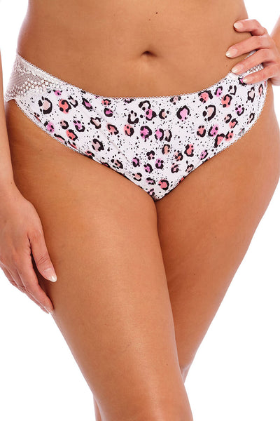 Elomi EL4495RMB Lucie White Rumble Brazilian Brief - Rouge Boutique Inverness