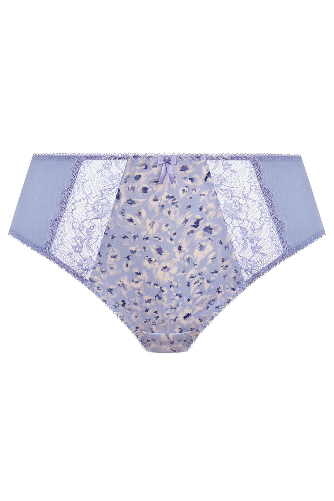 Elomi Morgan Blue Leopard High Leg Briefs EL4118 BEO