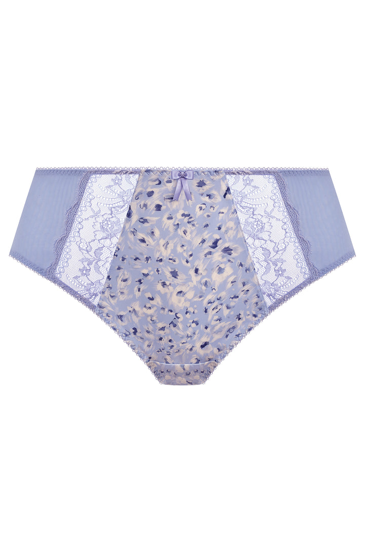 Elomi Morgan Blue Leopard High Leg Briefs EL4118 BEO