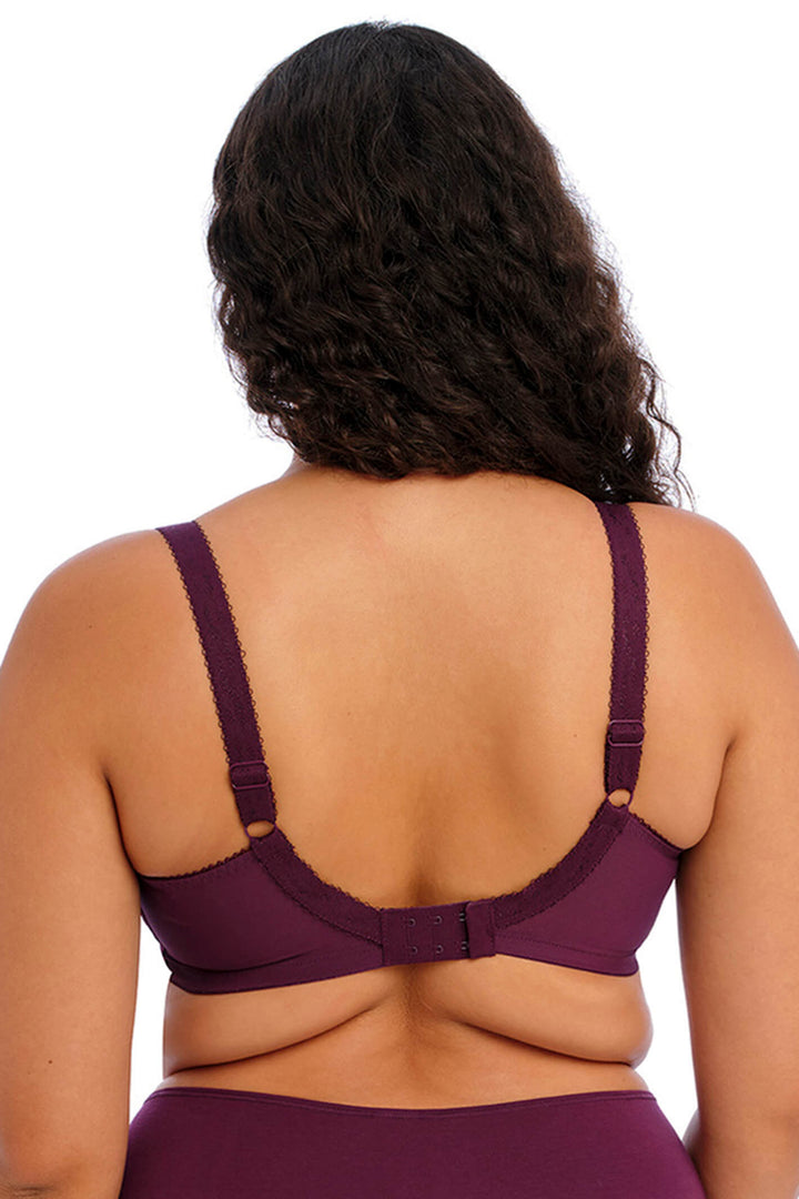 Elomi Morgan EL4111BLY Blackberry Red Stretch Banded Underwired Full Cup Bra - Rouge Boutique Inverness