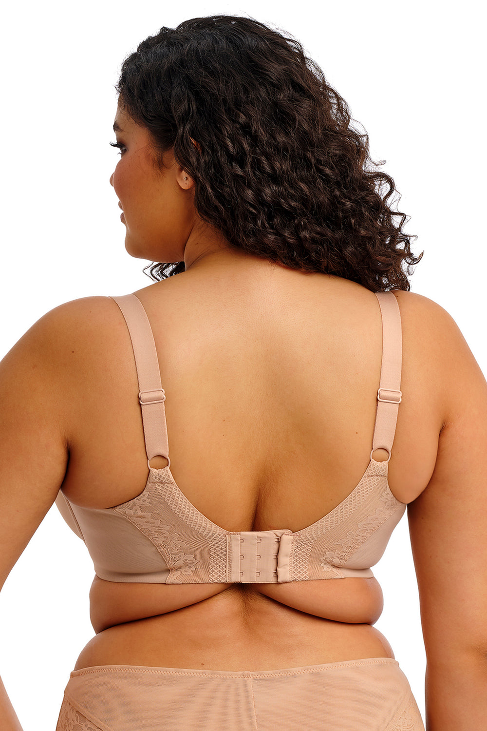 Elomi Nerina EL302734 SAH Sahara Beige Underwired Plunge Bra - Rouge Boutique Inverness