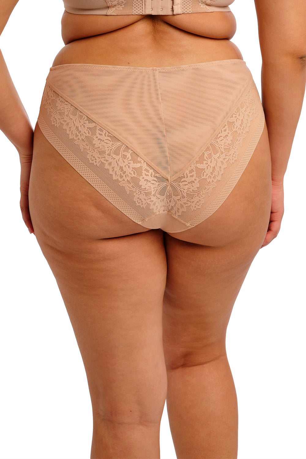 Elomi Nerina EL302753 SAH Sahara Beige High Leg Brief - Rouge Boutique Inverness