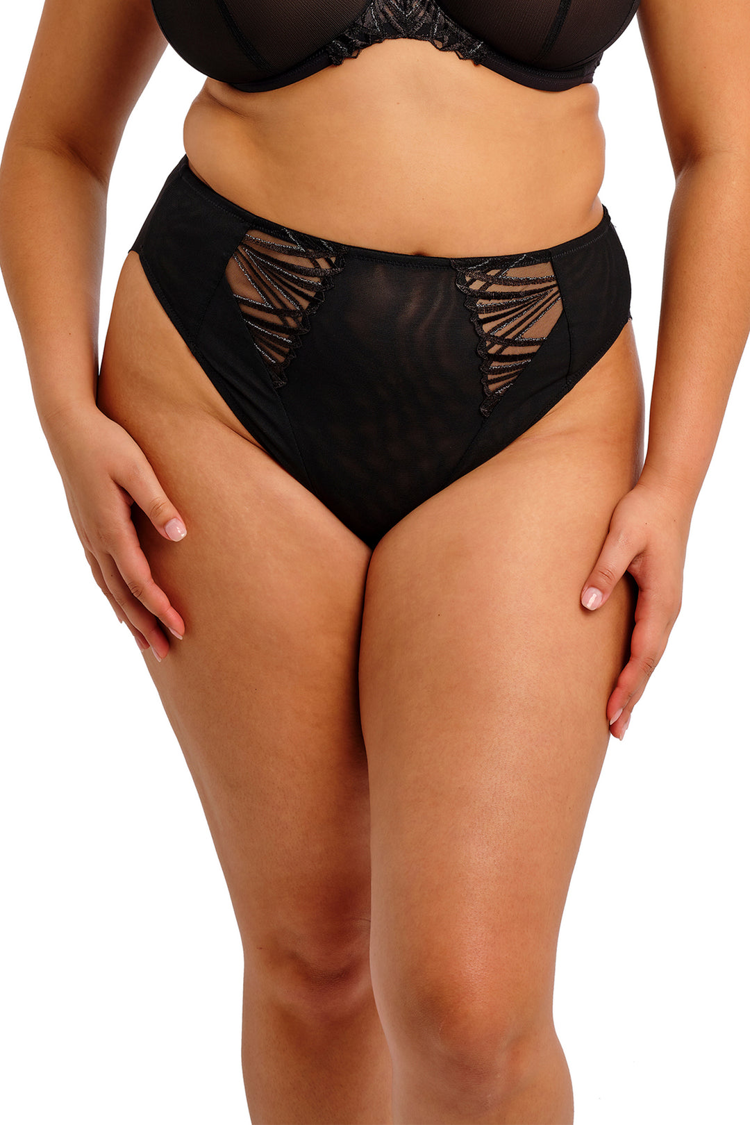Elomi Reja EL303150 BLK Black Brief - Rouge Boutique Inverness