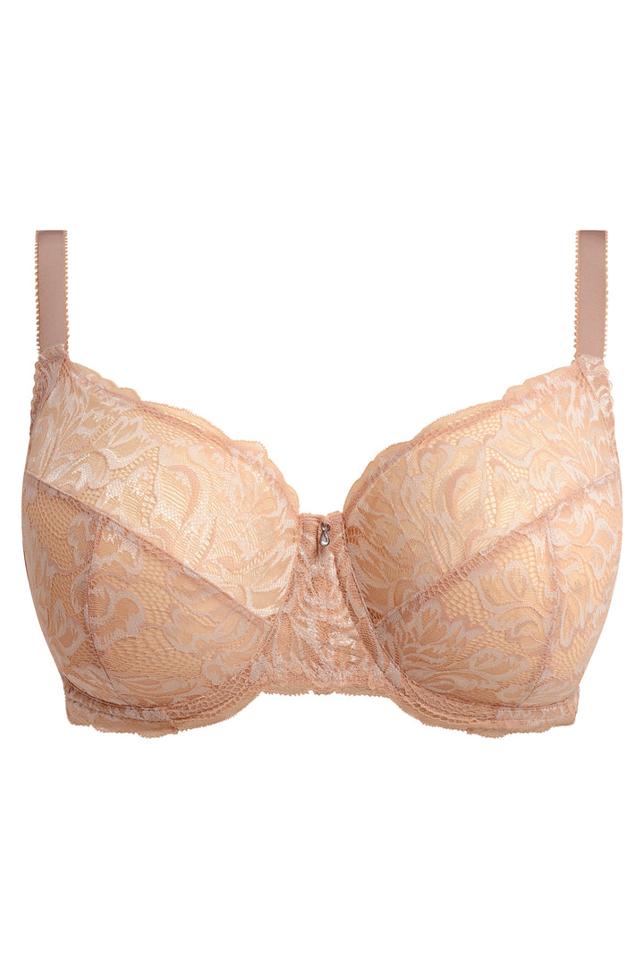 Fantasie Emmaline FL102701 NAE Natural Beige Lace Underwired Side Support Bra - Rouge Boutique Inverness