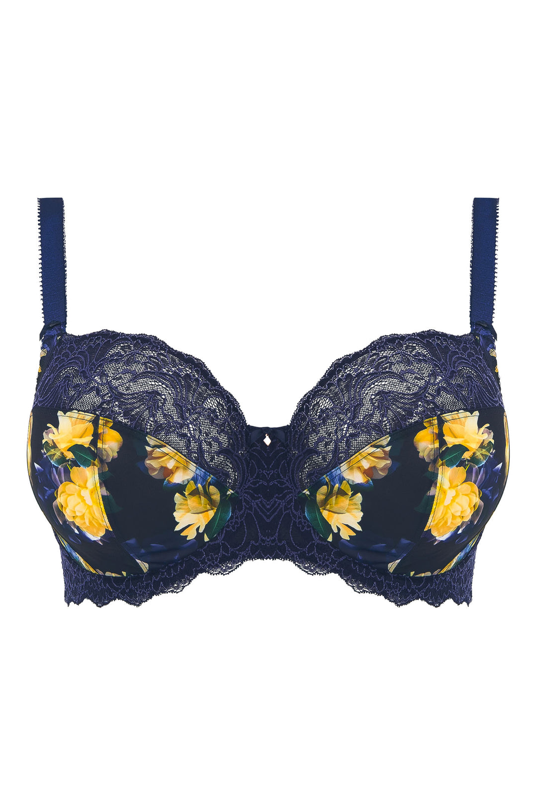 Fantasie FL101501NAY Lucia Navy Floral Full Cup Bra - Rouge Boutique Inverness