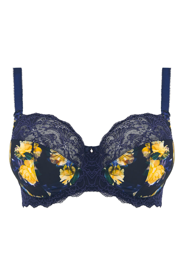 Fantasie FL101501NAY Lucia Navy Floral Full Cup Bra - Rouge Boutique Inverness