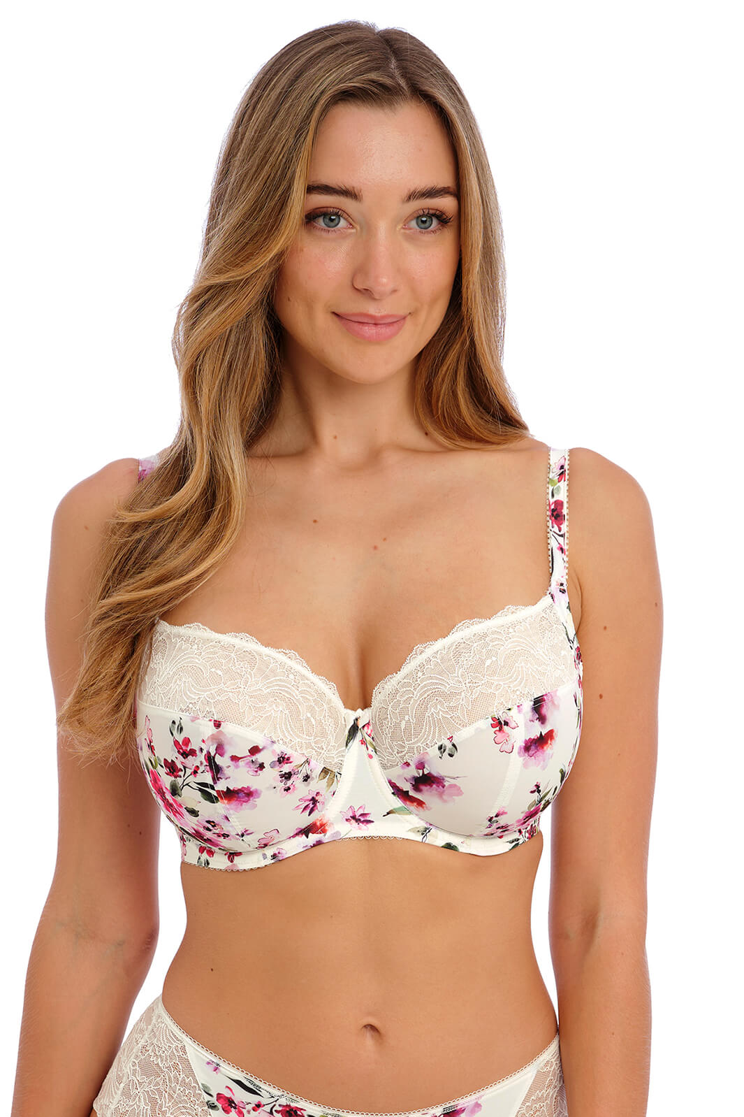 Fantasie FL101501WIR Lucia Ivory Wildflower Underwired Side Support Bra - Rouge Boutique Inverness