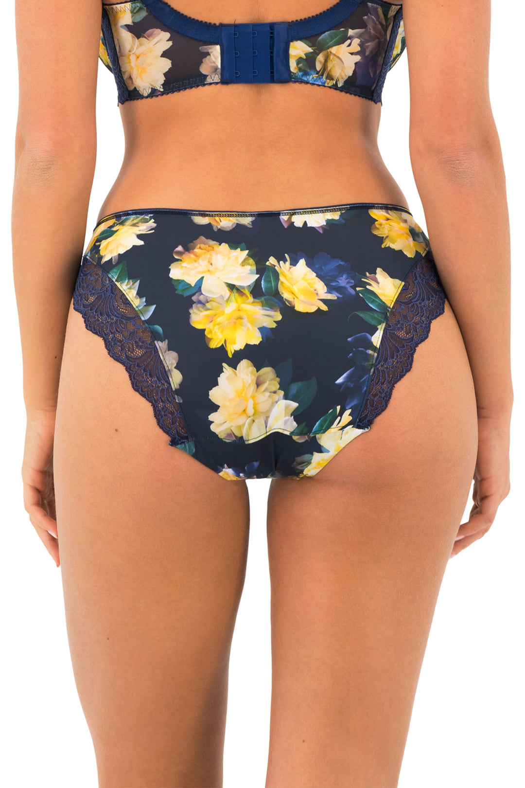 Fantasie FL101550NAY Lucia Navy Floral Full Brief - Rouge Boutique Inverness