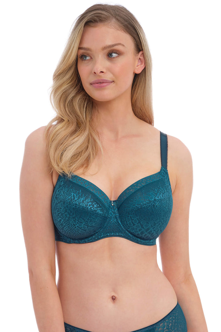 Fantasie FL6911DON Envisage Deep Ocean Blue Full Cup Side Support Bra - Rouge Boutique Inverness