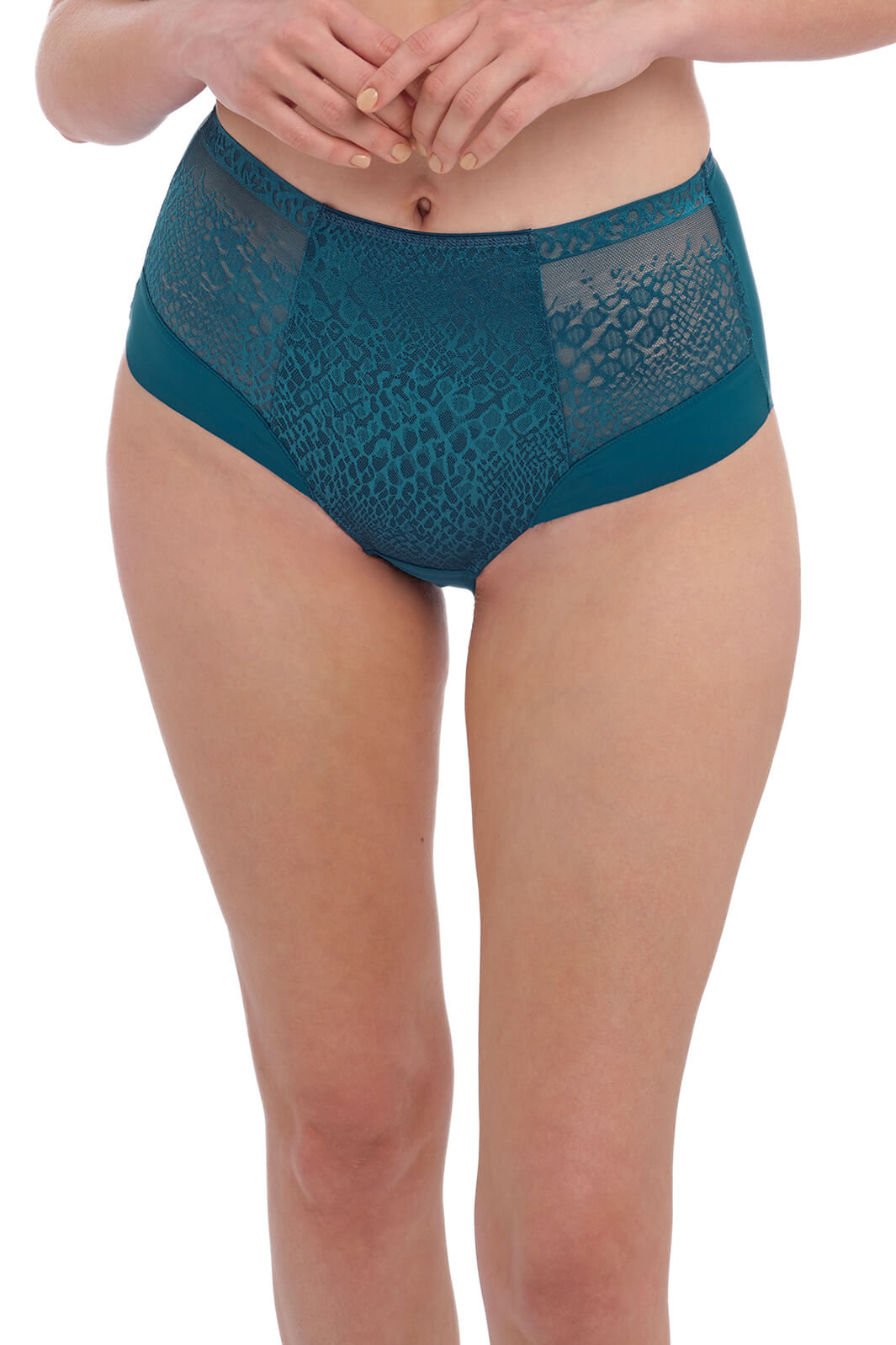 Fantasie FL6918DON Envisage Deep Ocean Blue High Waist Brief - Rouge Boutique Inverness