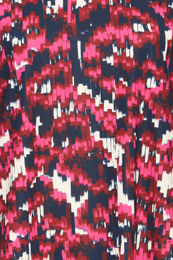 Fransa 20610634 Frseen Very Berry Pink Dis Boho Print T-Shirt 900005110