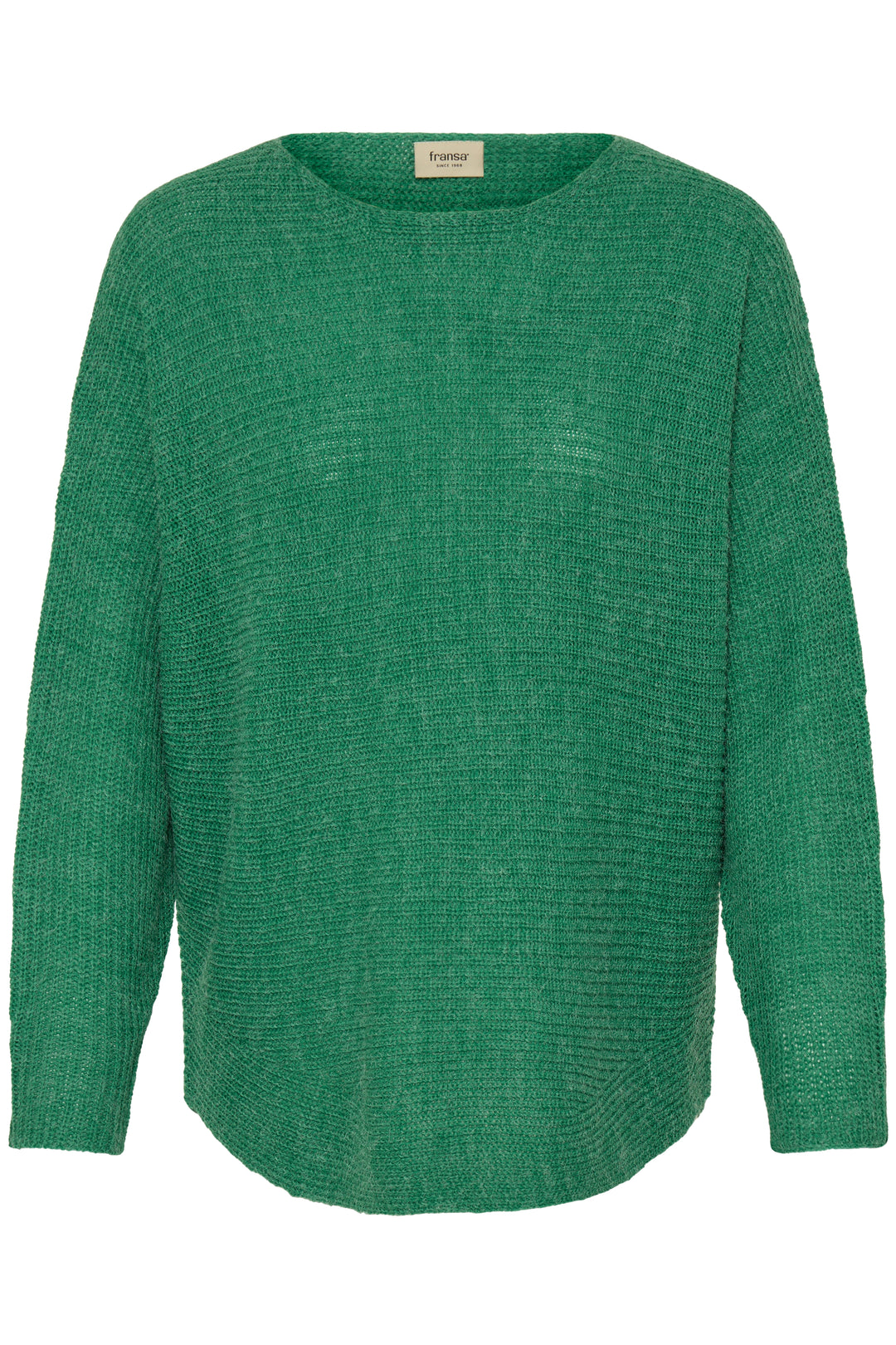 Fransa 20611845 Freretta Bosphorus Green Melange Jumper 1856331