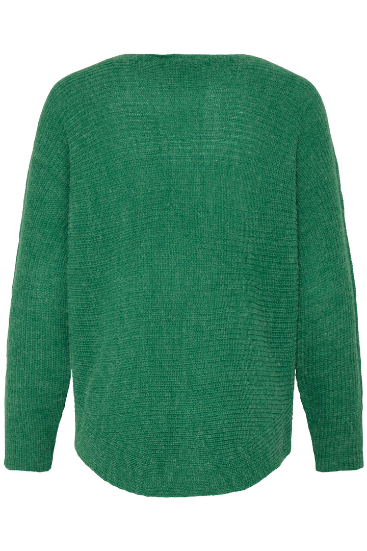 Fransa 20611845 Freretta Bosphorus Green Melange Jumper 1856331