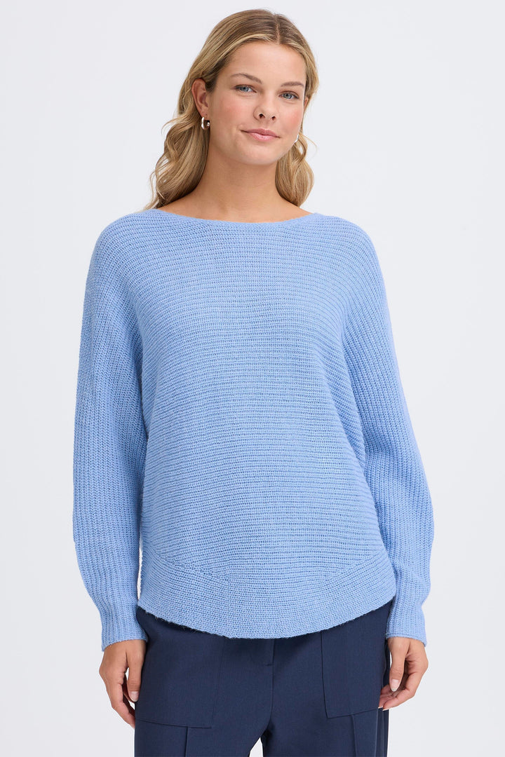 Fransa 20611845 Freretta Della Robbia Blue Jumper 1640201