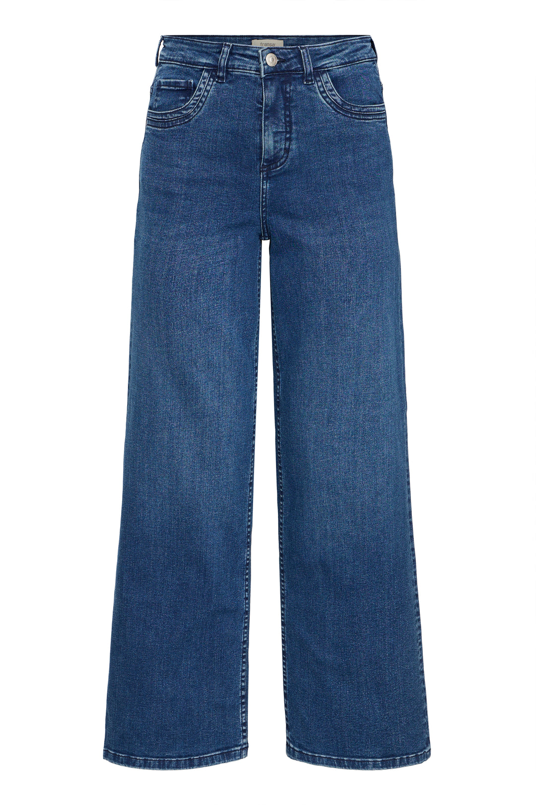 Fransa 20615215 Frover Hanna Mid Blue Jeans 200988