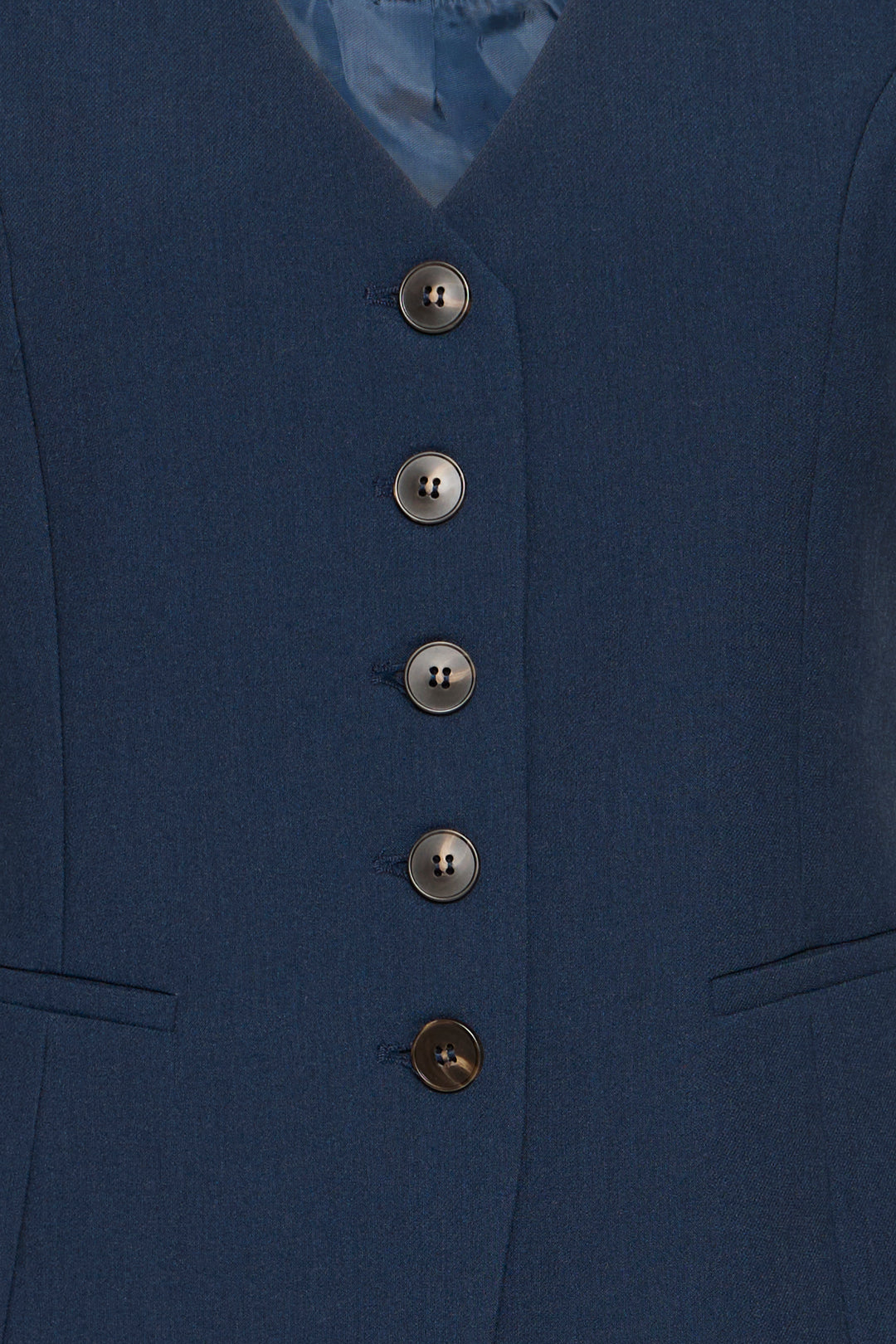 Fransa 20617335 Frabigail Navy Blazer Waistcoat 1939231