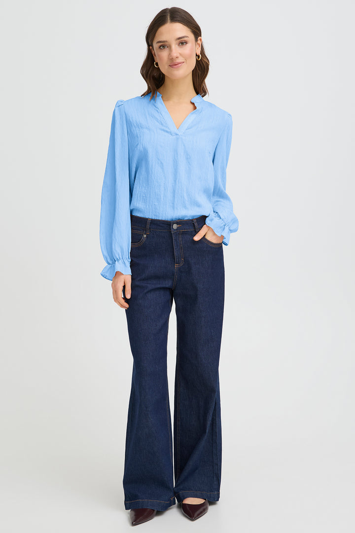 Fransa 20617430 Frvalma Della Robbia Blue Stripe Blouse 164020