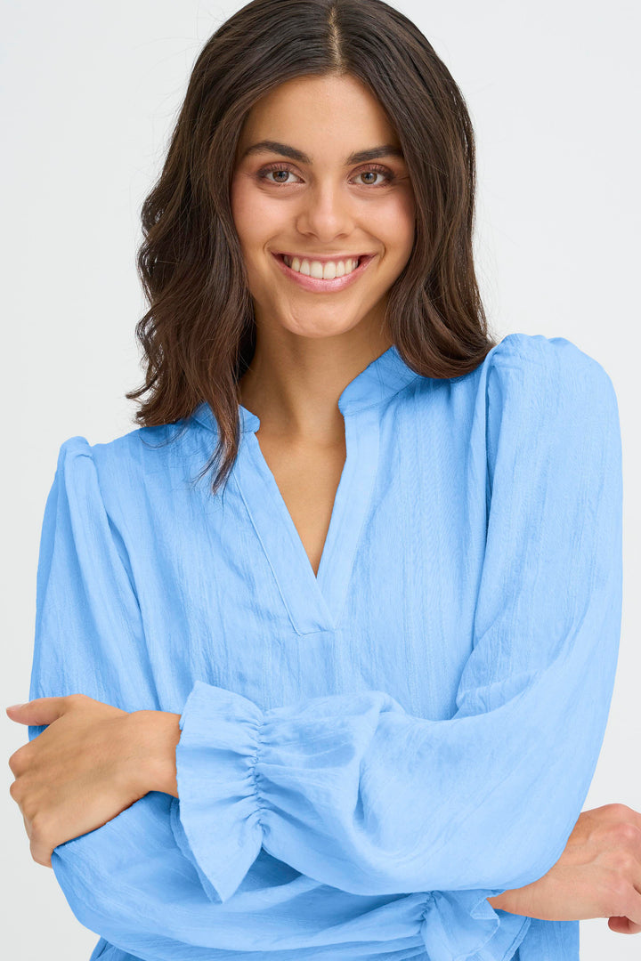 Fransa 20617430 Frvalma Della Robbia Blue Stripe Blouse 164020