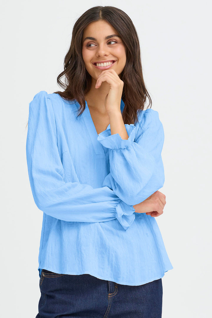 Fransa 20617430 Frvalma Della Robbia Blue Stripe Blouse 164020