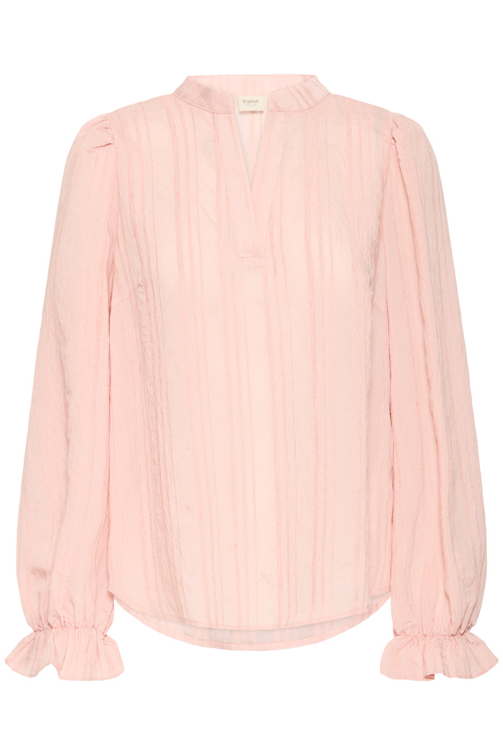 Fransa 20617430 Frvalma Rose Smoke Pink Stripe Blouse 141506