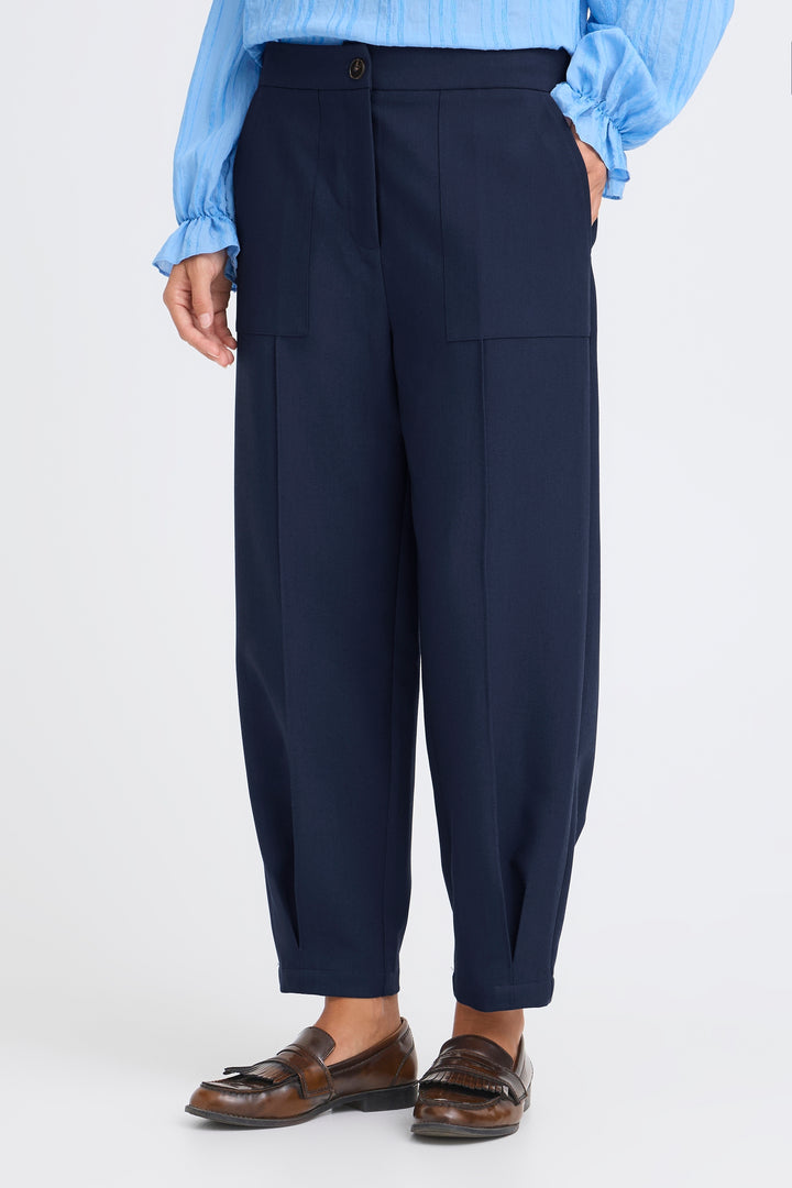 Fransa 20617449 Frabigail Navy  Trousers 1939231