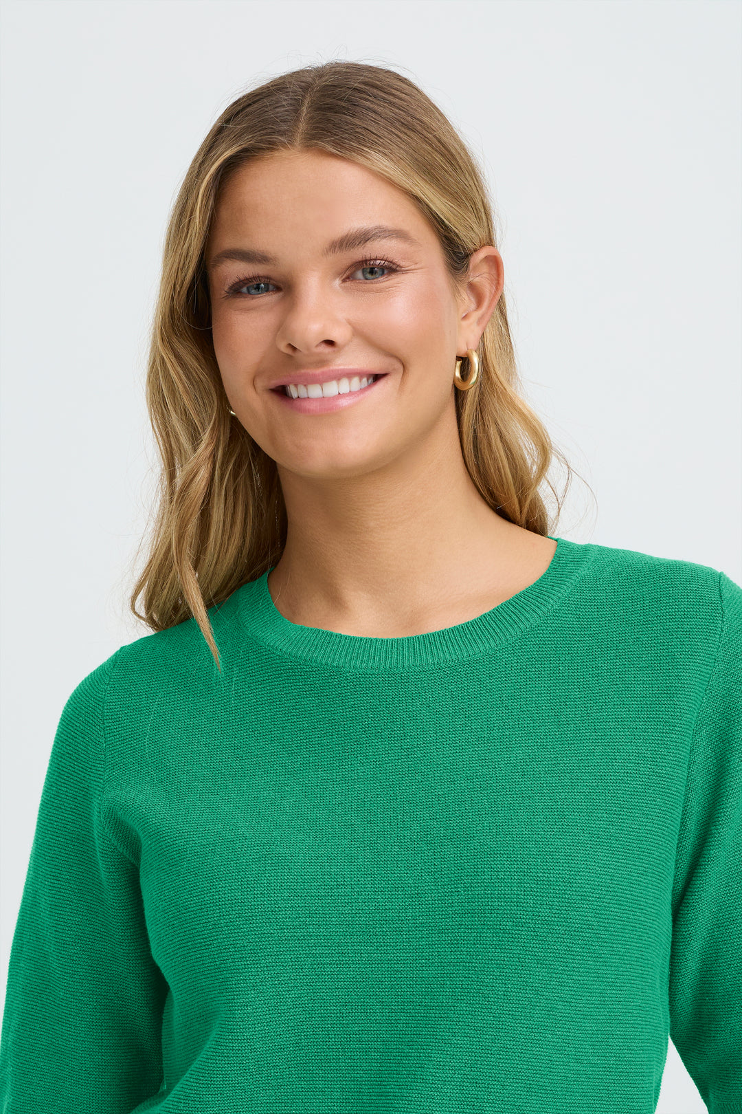 Fransa 20617472 Frsinja Bosphorus Green Short Sleeve Jumper 185633