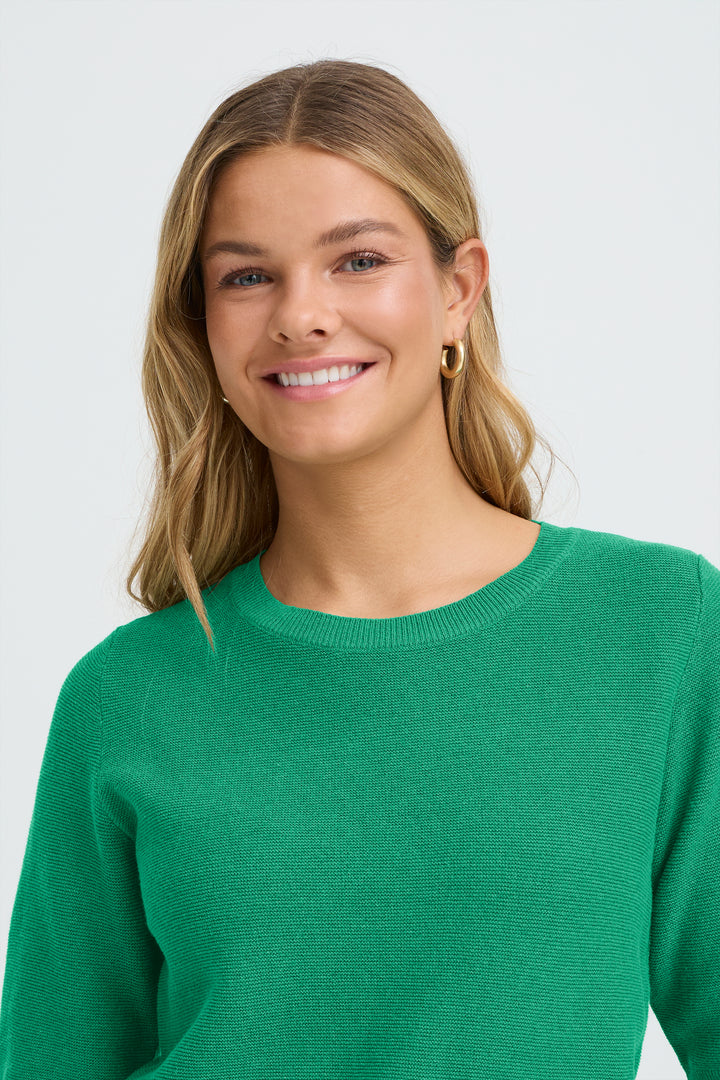 Fransa 20617472 Frsinja Bosphorus Green Short Sleeve Jumper 185633