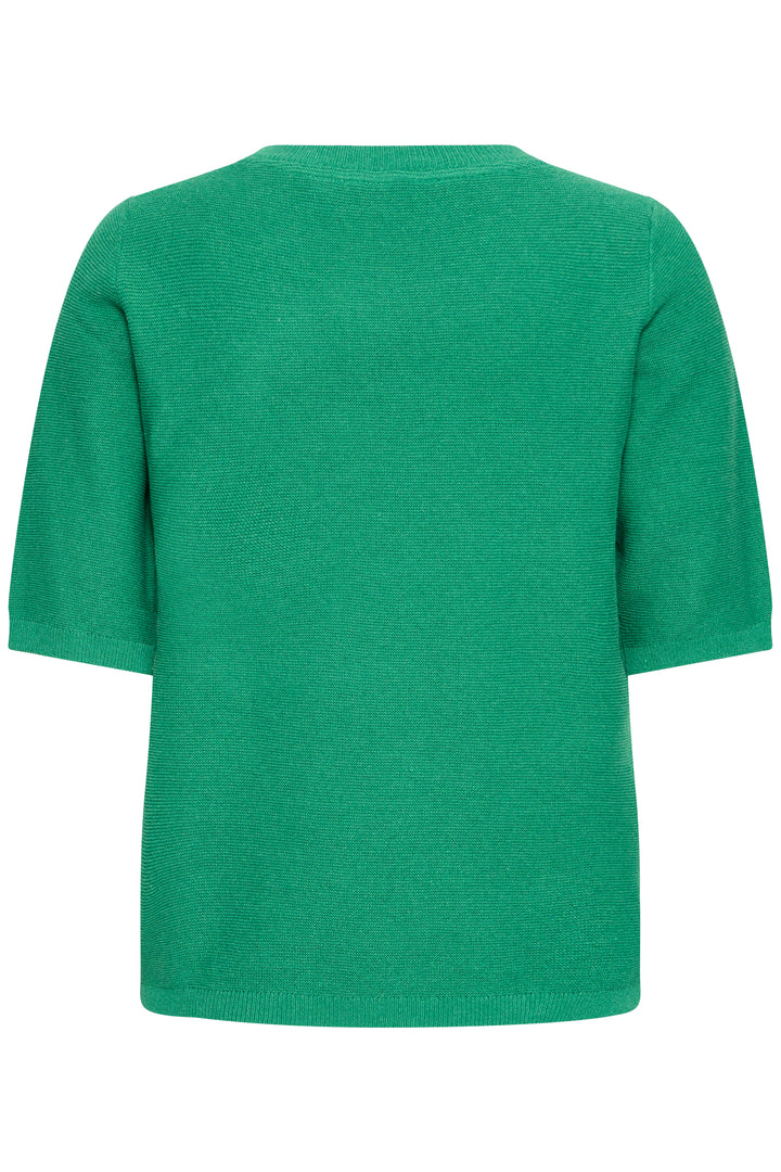 Fransa 20617472 Frsinja Bosphorus Green Short Sleeve Jumper 185633