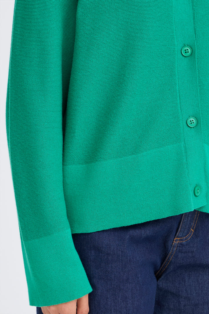 Fransa 20617474 Frsinja Bosphorus Green Cardigan 185633