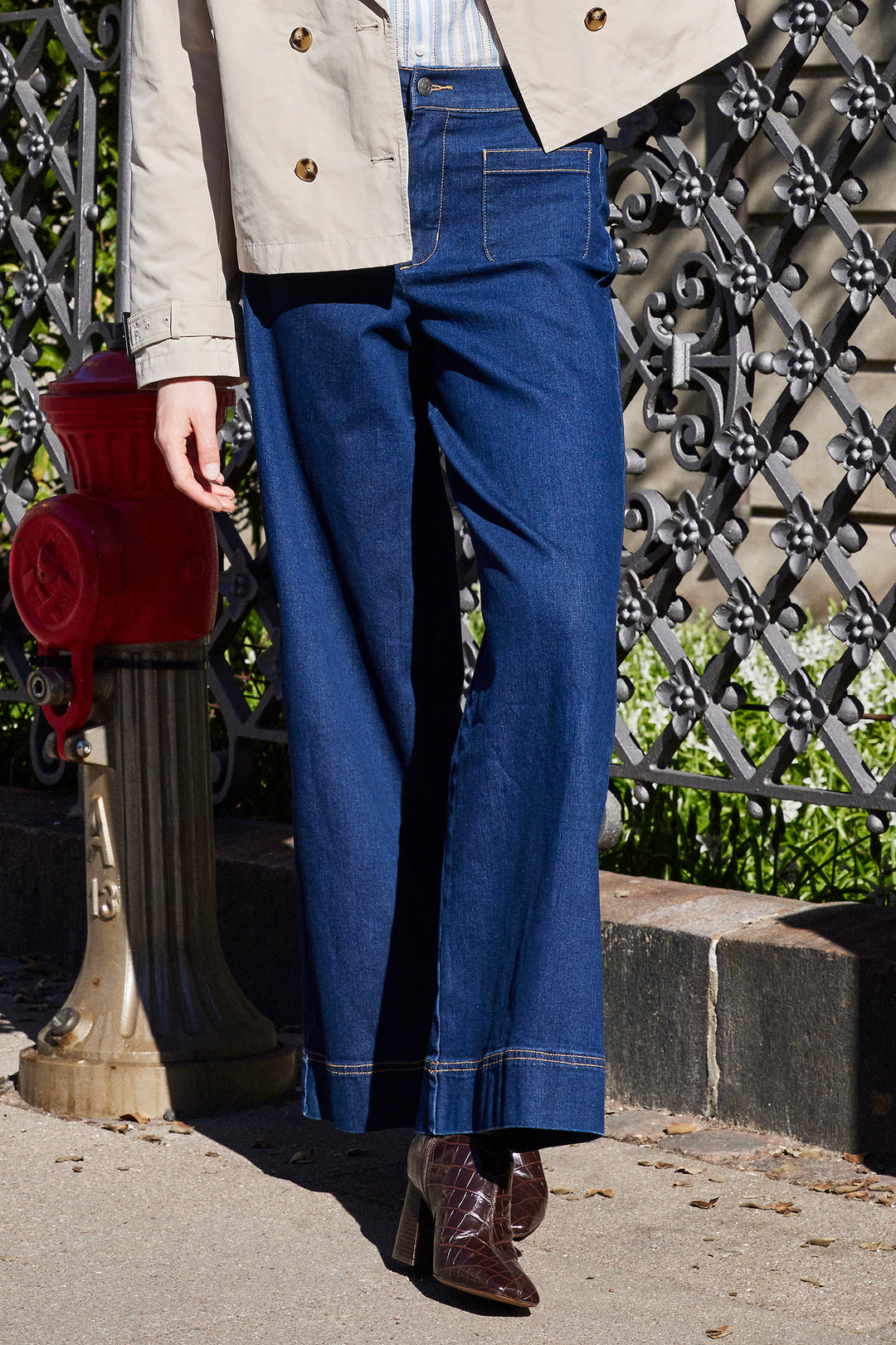 Fransa 20617475 Frfridae Hanna Indigo Blue Jeans 200070