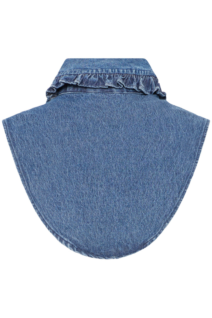 Fransa 20617651 Frsora Mid Blue Denim Cowl Collar 900006108