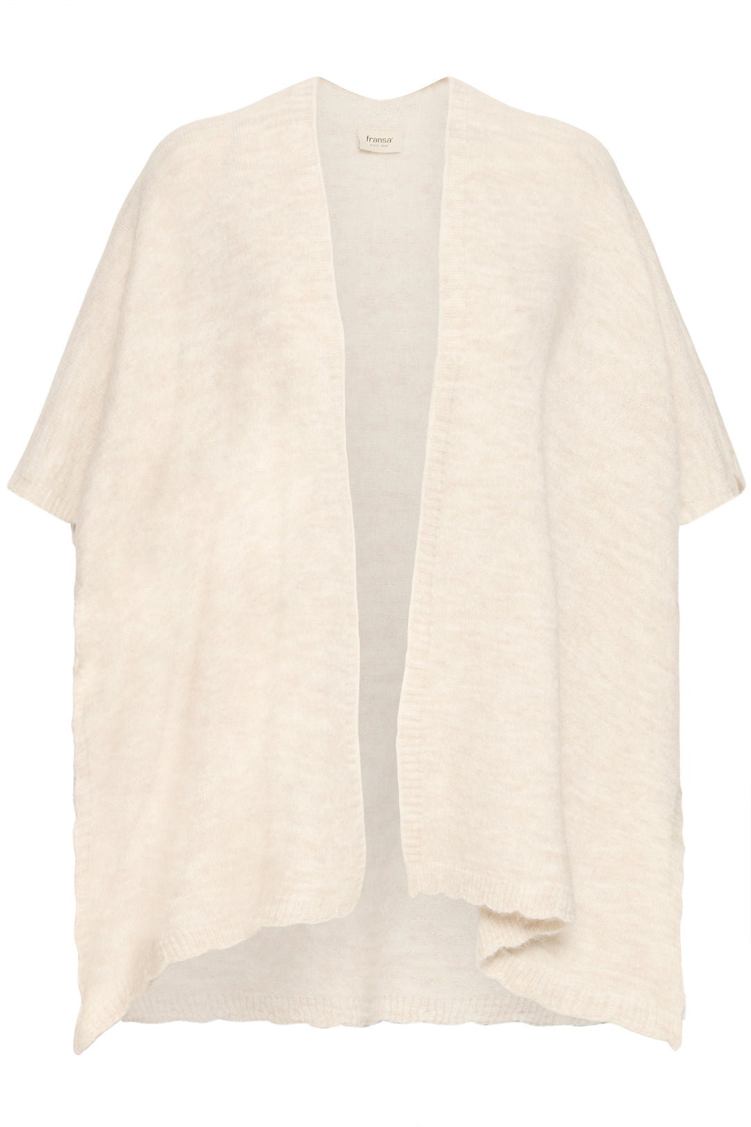 Fransa 20617677 Frelise Oatmeal Melange Shawl 1304011