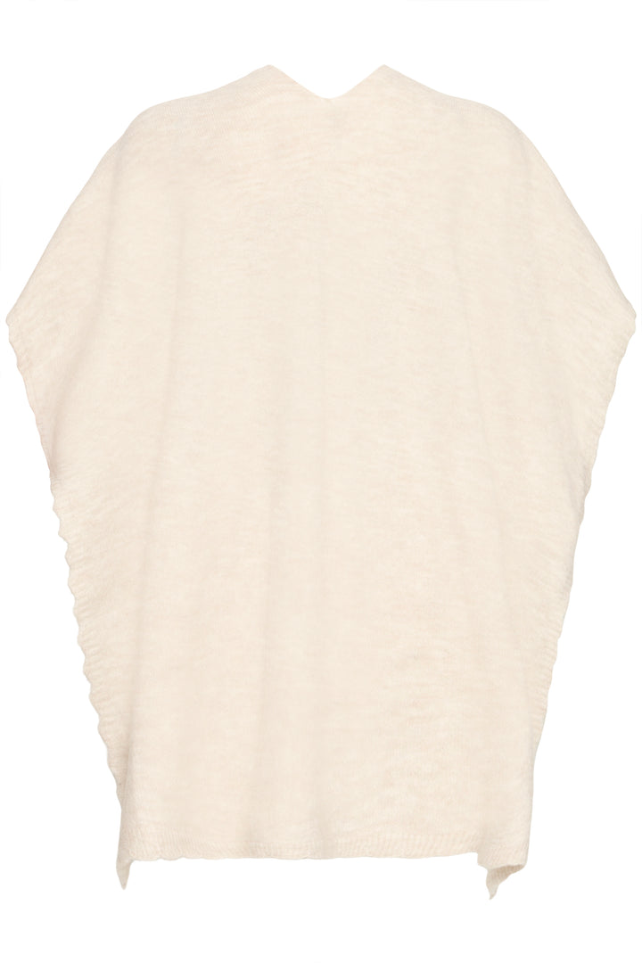 Fransa 20617677 Frelise Oatmeal Melange Shawl 1304011