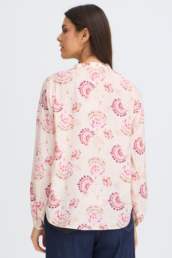 Fransa 20617837 Frkalia Orchid Pink Print Shirt 900007633