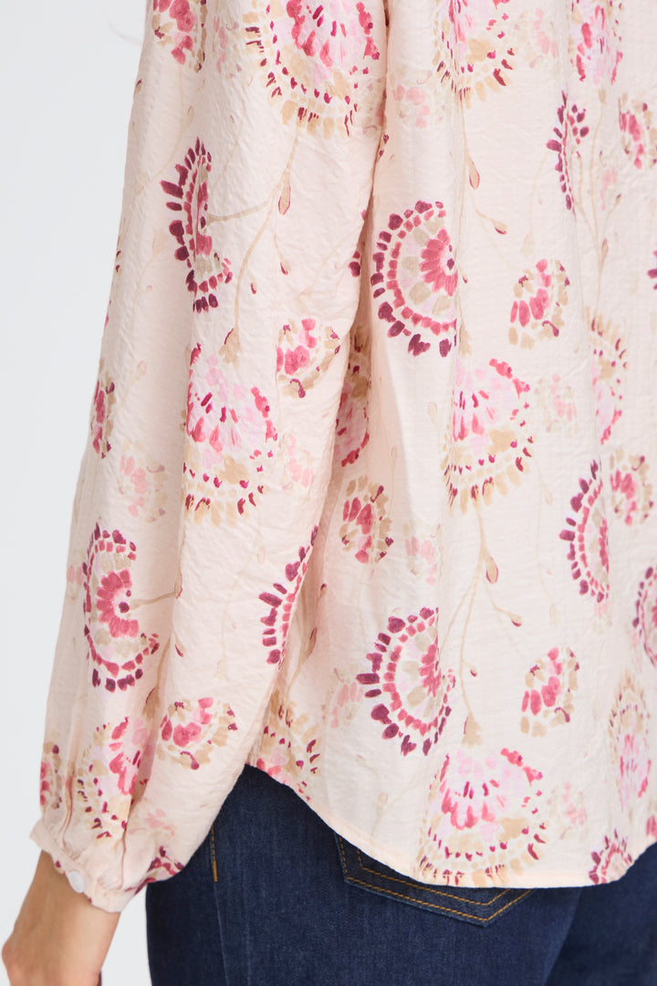 Fransa 20617837 Frkalia Orchid Pink Print Shirt 900007633