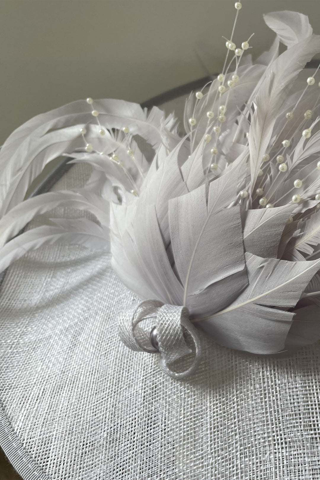 Freda Hat Hire Hatinator Silver Grey - Rouge Boutique Inverness