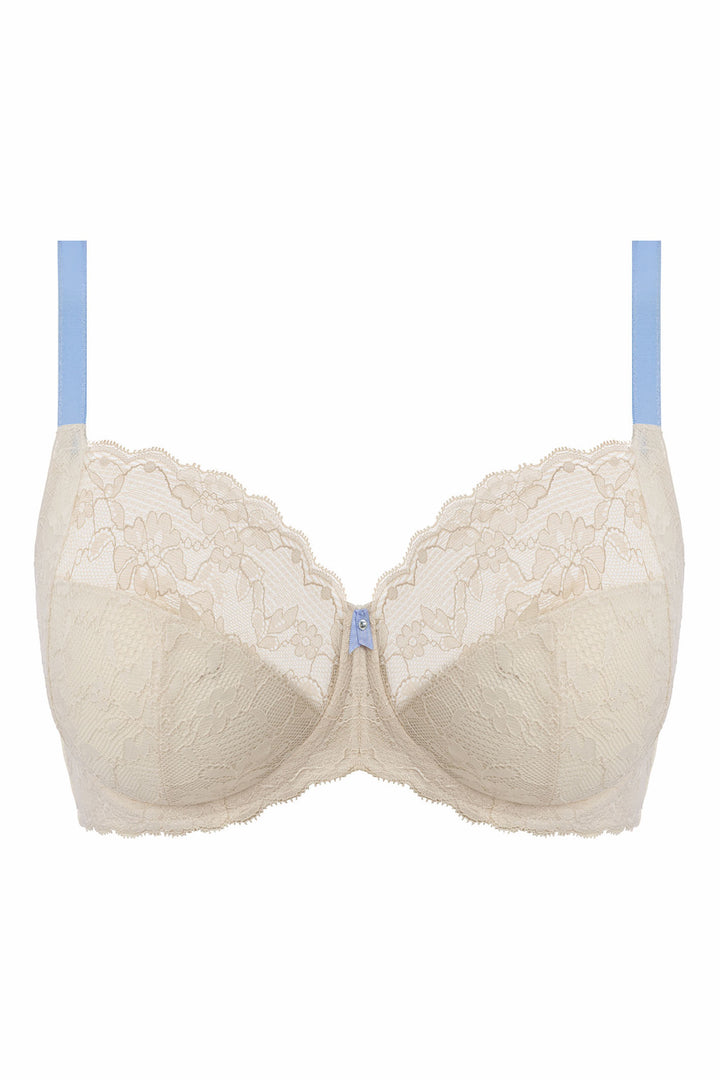 Freya AA5451 SOU Offbeat Something Blue Cream Lace Full Cup Bra - Rouge Boutique Inverness