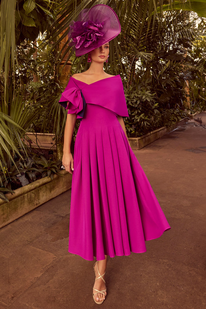 Invitations By Veni 36055 Magenta Pink Occasion Dress - Rouge Boutique Inverness