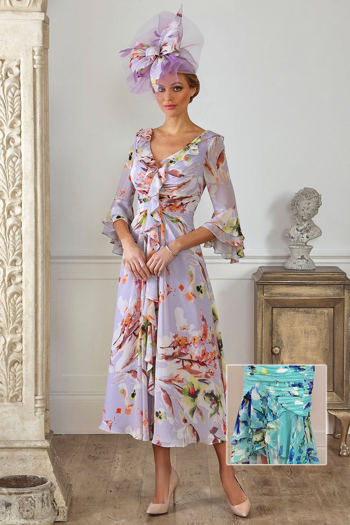 Irresistible IR7522K Aruba Blue Occasion Dress - Rouge Boutique Inverness