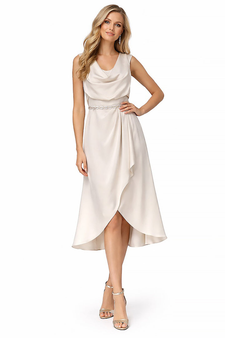 Linea Raffaelli Set 806 Gold Wrap Style Occasion Dress 251-590-01