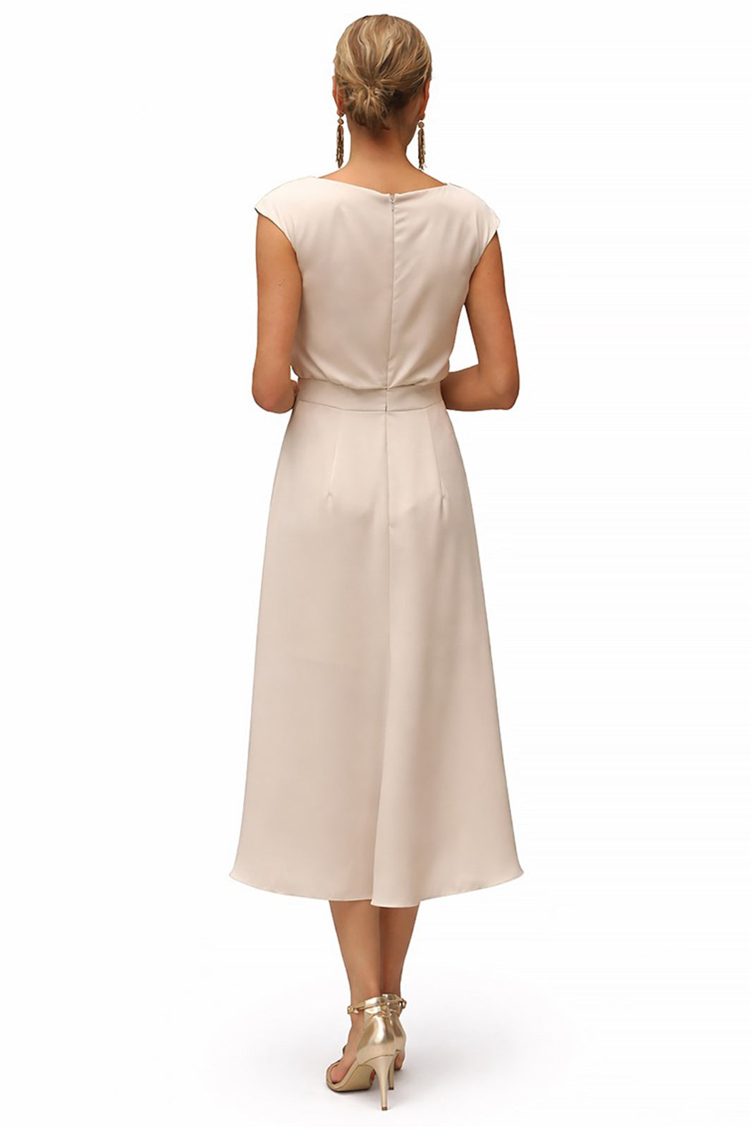 Linea Raffaelli Set 806 Gold Wrap Style Occasion Dress 251-590-01