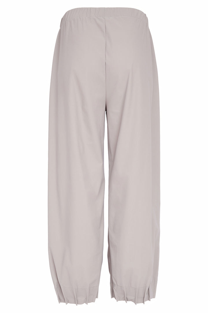 Naya NAS26230 83 Dove Grey Wide Leg Tuck Hem Trousers