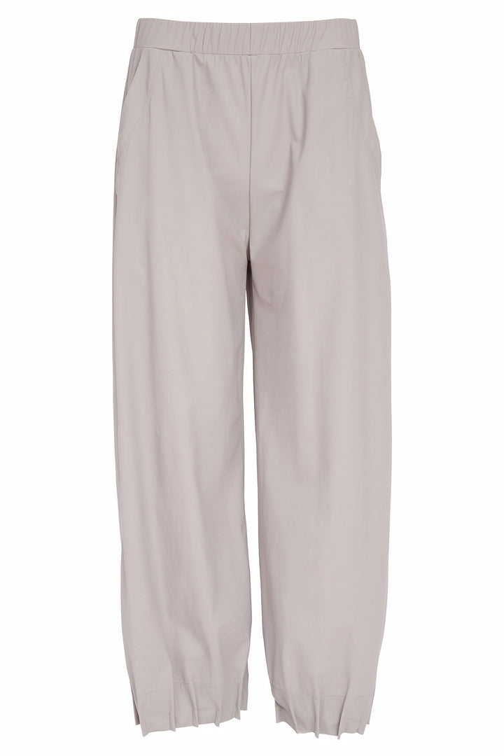 Naya NAS26230 83 Dove Grey Wide Leg Tuck Hem Trousers