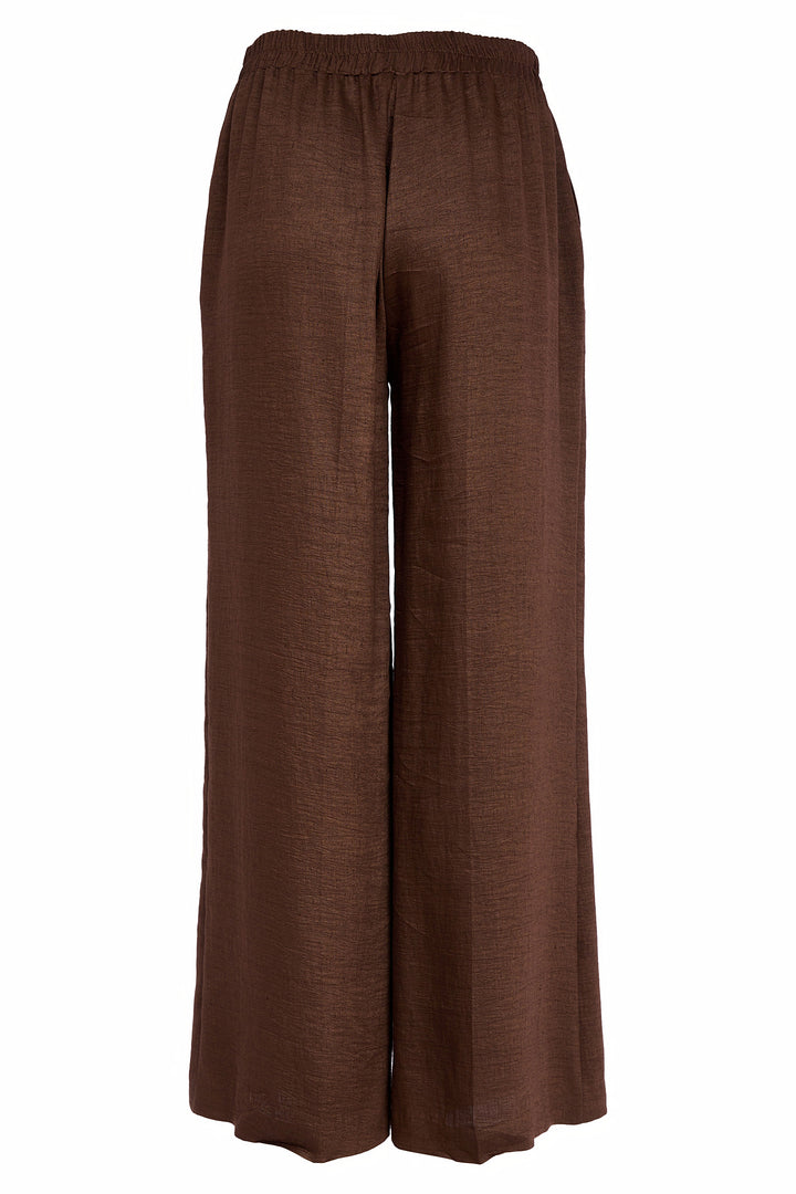 Naya NAS26240 73 Brown Wide Leg Trousers
