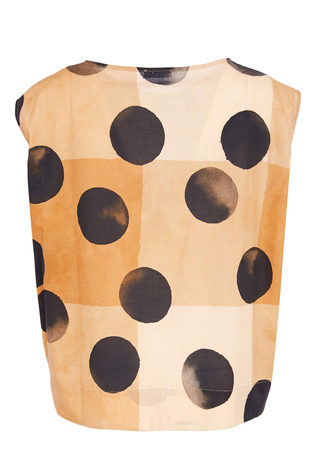 Naya NAS26277 75 Brown Spot Cap Sleeve Top