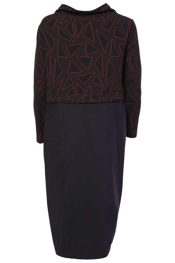 Naya NAW23215 Black Print Dress - Rouge Boutique