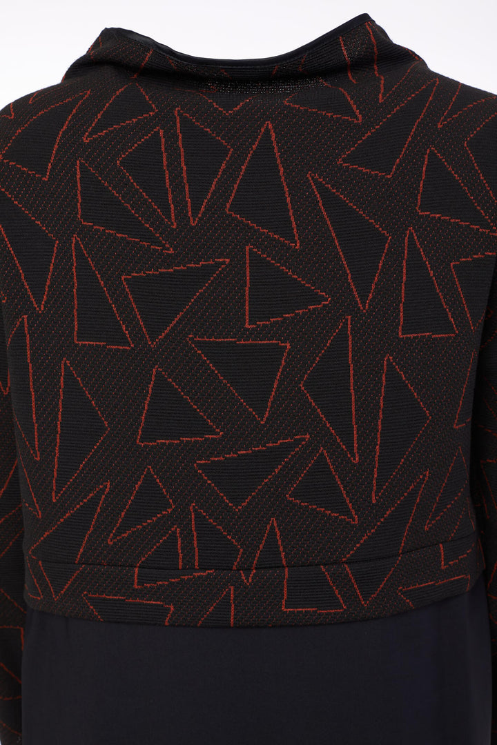 Naya NAW23215 Black Print Dress - Rouge Boutique