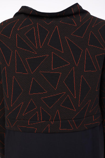 Naya NAW23215 Black Print Dress - Rouge Boutique