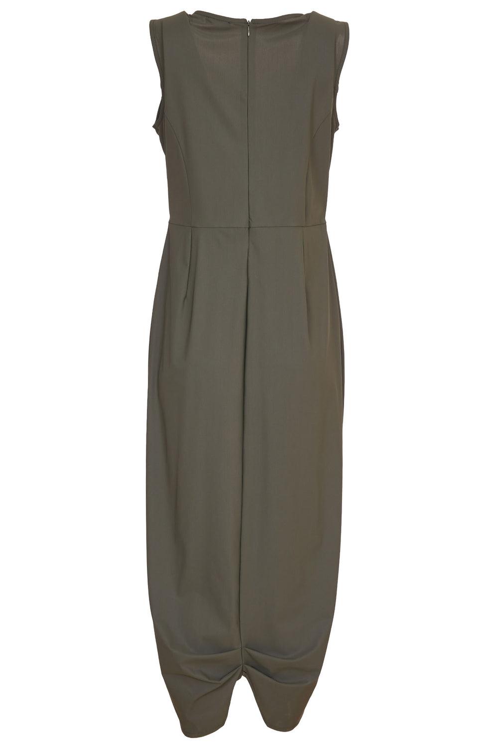 Naya NAW24-135 51 Pinafore Dress Khaki Green - Rouge Boutique Inverness
